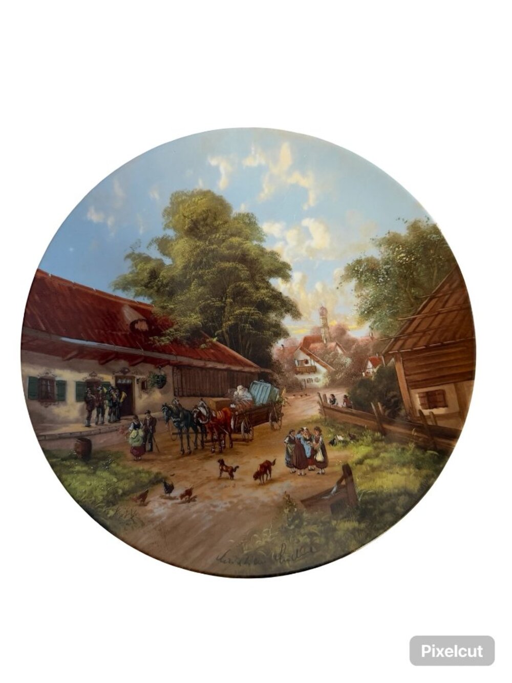 1987 Seltmann Weiden Die Bauernhochzeit Collector Plate Christian Lückel German